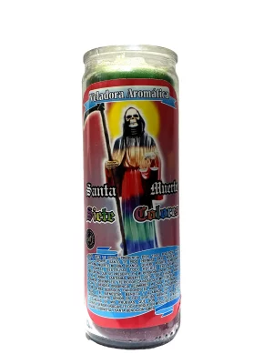 Veladora Santa Muerte Siete Colores